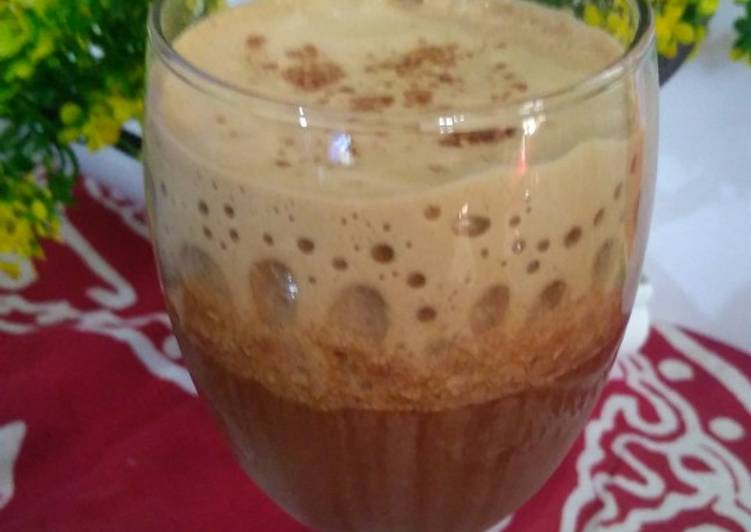 Resep Dalgona coffee ice milo Anti Gagal