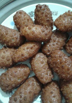 صورة لوصفة حلى المعكرون على طريقة ماما😁😀☺