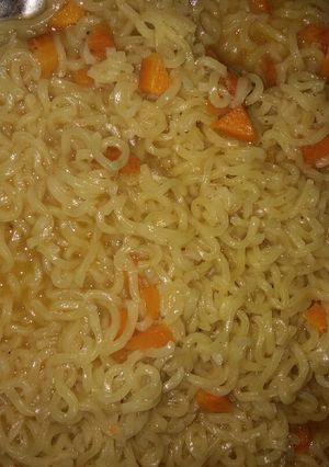 A picture of Pepper soup carrot noodles.