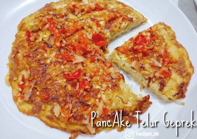 Pancake Telur Geprek