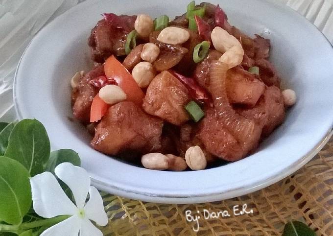 Kung Pao Chicken Hau Jek Sen Cing Ping (Ayam Kung Pao Enak Bangettt)