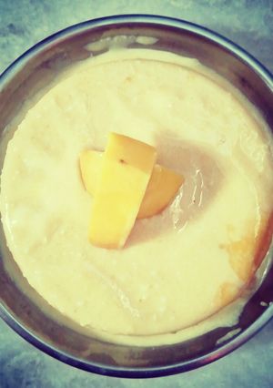 A picture of Mango rabdi ice-cream.