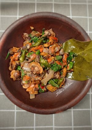 Foto resep Duo Kerang Bumbu Cabe Ijo