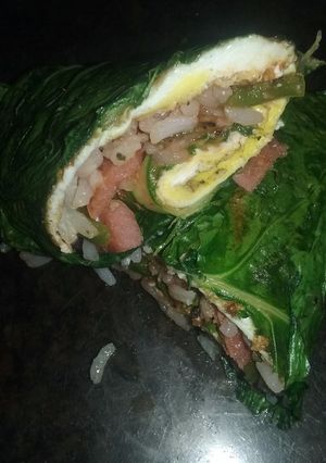 Una foto de Rollito de acelga ingenioso