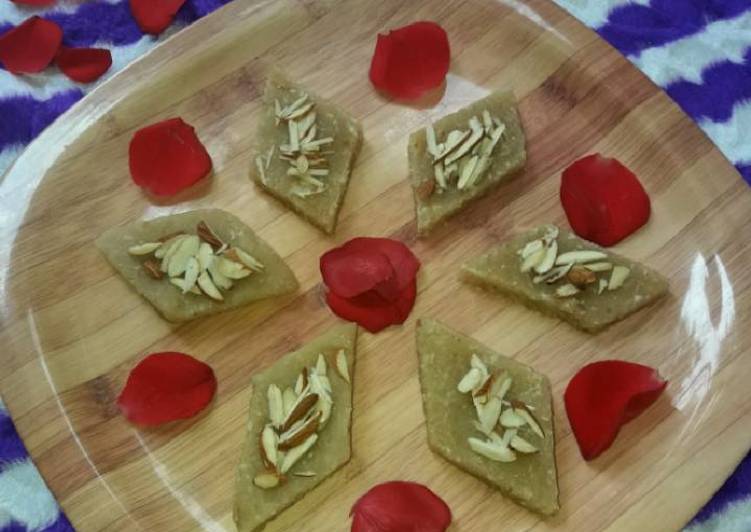 Recipe of Speedy Bread barfi