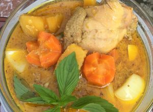 Hình của món Cà ri gà🐥(nước cốt dừa +sữa tươi).