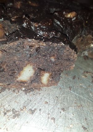Una foto de Budín chocolatoso con pera 🍫🍐🍫