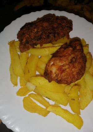A picture of Baked Potato wedges.