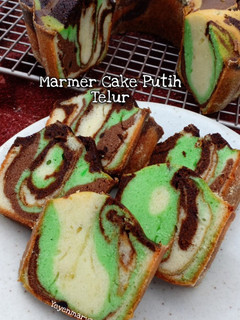 Foto resep Marmer Cake Putih Telur
