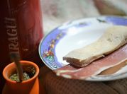 Una foto de masa ciabatta
