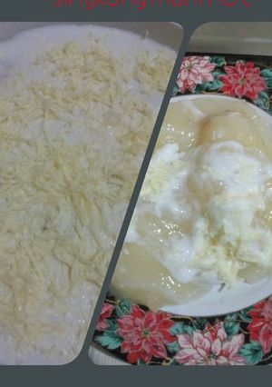 Foto resep singkong santan keju mani hott