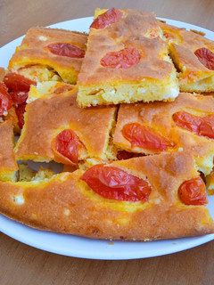 A picture of Savory Cornmeal Cake - Gluten-Free.