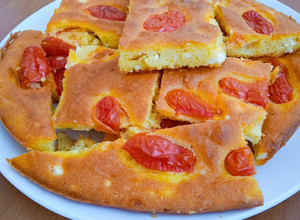 Φωτογραφία της συνταγής Αλμυρό κέικ με αλεύρι καλαμποκιού-μπομπότσ-χωρίς γλουτένη