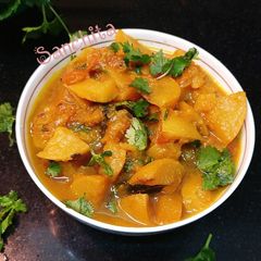A picture of Turnip Masala Curry -Shalgam Ki Sabzi.