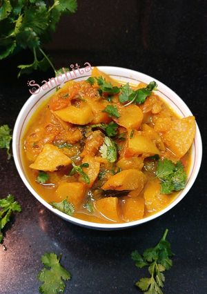 A picture of Turnip Masala Curry -Shalgam Ki Sabzi.