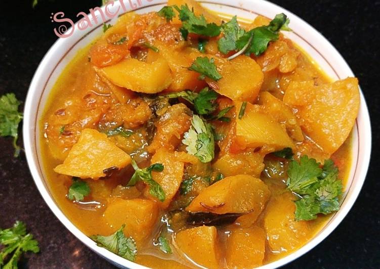 Turnip Masala Curry -Shalgam Ki Sabzi