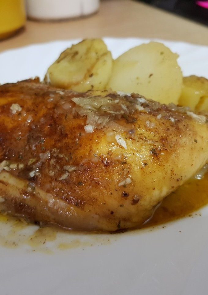 Una foto de Pollo asado
