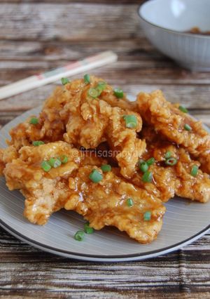 Foto resep Ayam Crispy Saos Madu Bawang