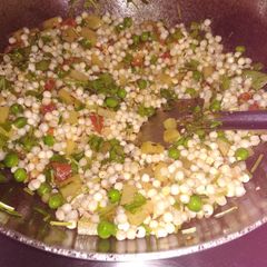 A picture of Green peas sabudana.