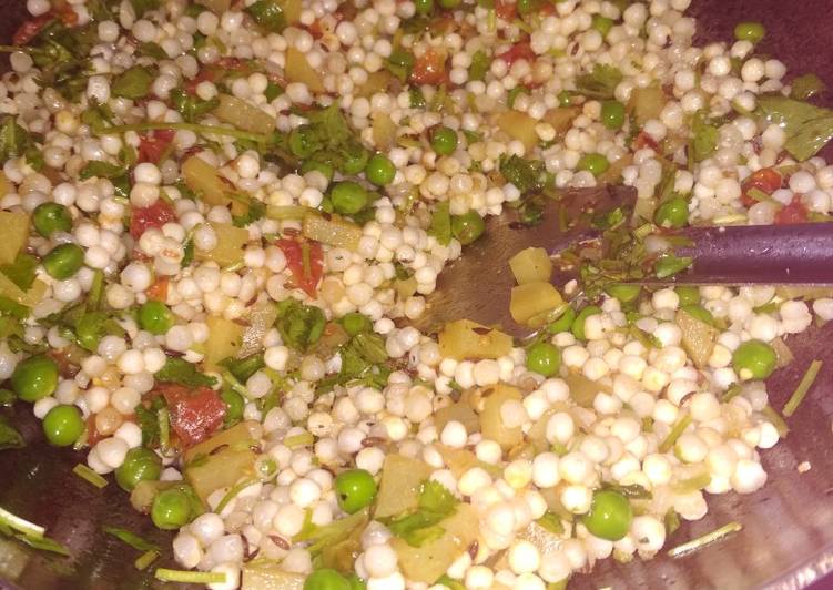 Green peas sabudana