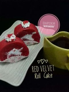 Foto resep Red Velvet Roll Cake