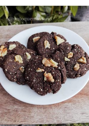 Una foto de Galletitas de chocolate y nuez (@untoquemassano)