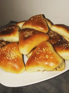 صورة لوصفة فطاير السبانخ بالسماق