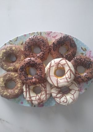 Φωτογραφία της συνταγής Mini Donuts (γιατί προσέχουμε τη διατροφή μας)🤭