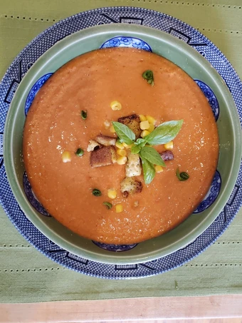 Easy Steps to Make Recipe The Best Gazpacho that is Can Pamper Your Tongue, Can Spoil the Tongue}