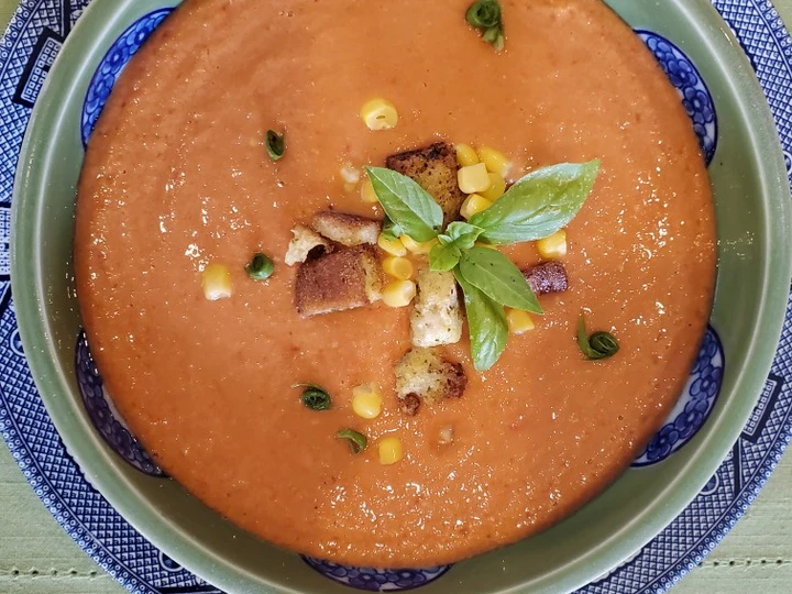 Easy Steps to Make Recipe The Best Gazpacho that is Can Pamper Your Tongue, Can Spoil the Tongue}