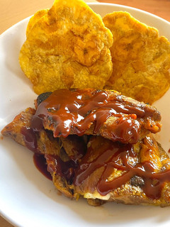 Una foto de Costillas de cerdo al horno con salsa agridulce