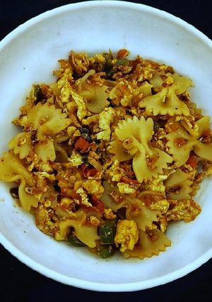 A picture of Egg Farefalle.