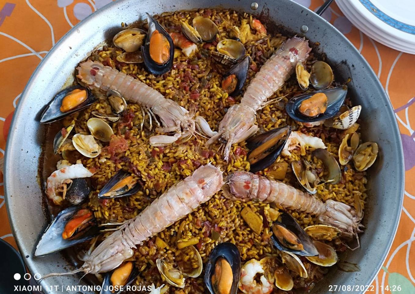 Paella marinera