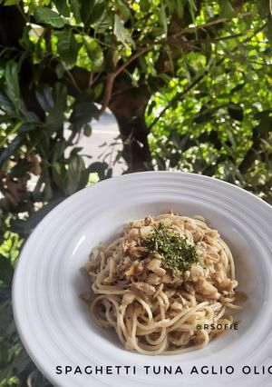 Foto resep Spaghetti Tuna Aglio Olio