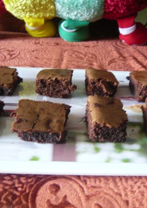 A picture of Fudgy Chocolate Brownies.