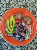 Cetogénica: ensalada comida de repollos y papada