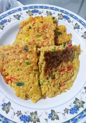 Foto resep Omelet mie instan