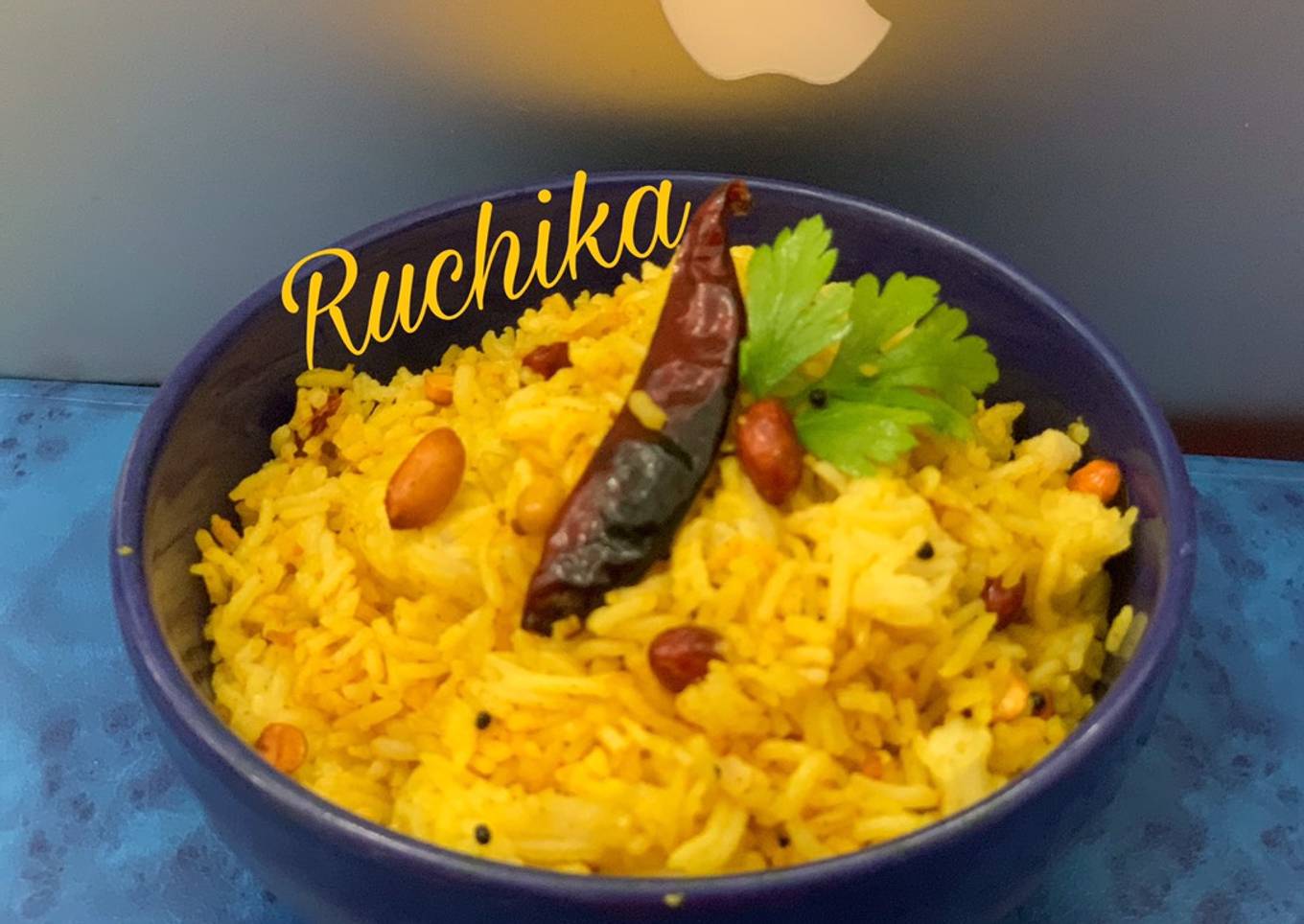 Lemon Rice with leftover rice