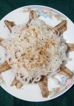 Una foto de Sardinas encebolladas