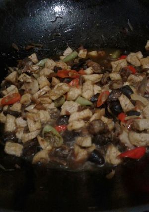 Foto resep Sambel goreng tahu jeroan lombok ijo