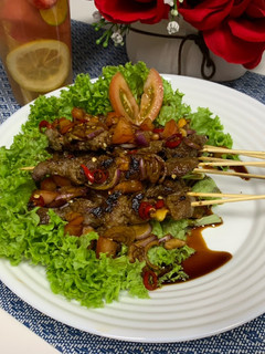 Foto resep Sate Sapi/kambing sambal kecap teflon