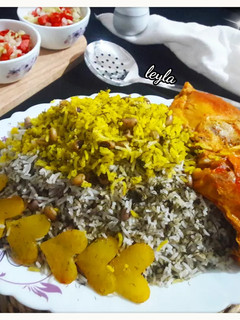 عکسی از دستور پلو شوشتری
