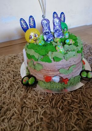 Húsvéti nesquik torta recept fotója