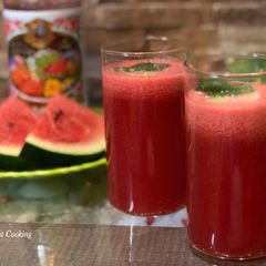 A picture of Watermelon Roohafza Summer Cooler.