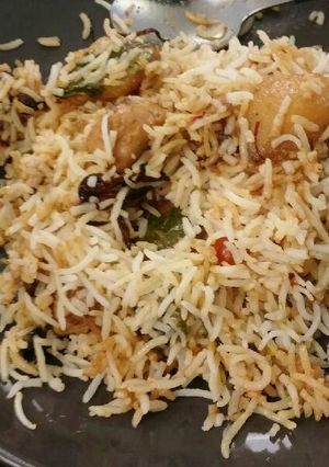 A picture of Sindhi Biryani.