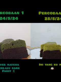 Foto resep Brownies Kukus ChocoMatcha (Gluten free)