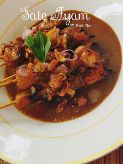 Foto resep Sate Ayam (Bumbu Kacang)
