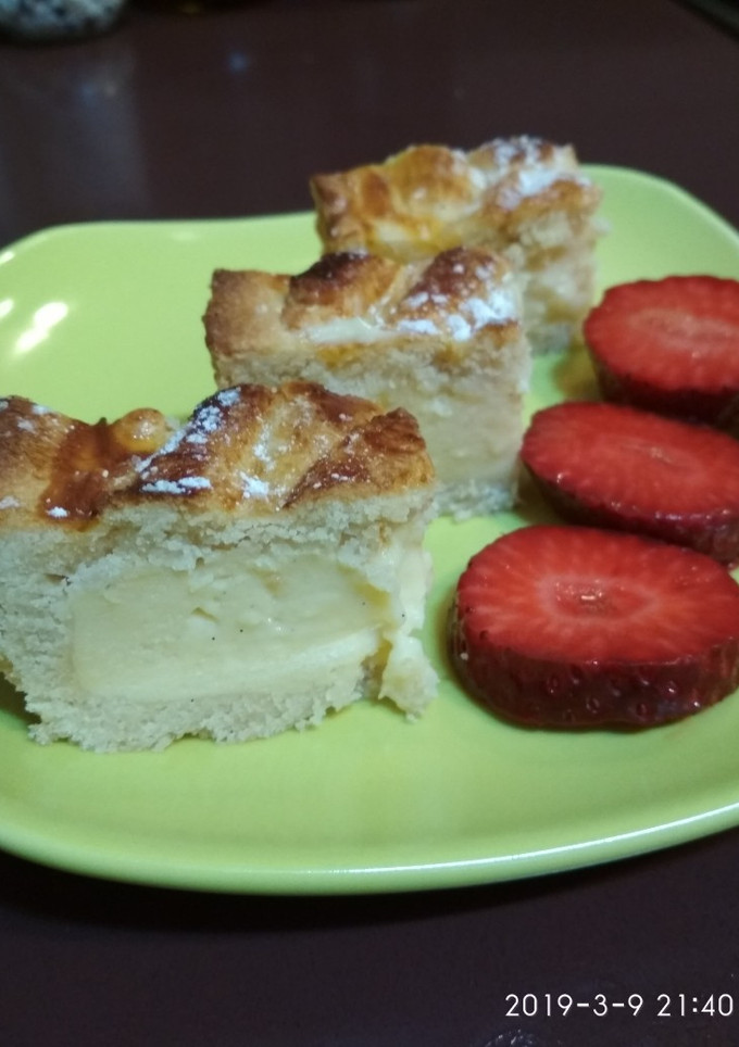 Una foto de Pastel vasco