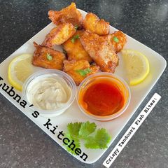 A picture of Crispy Tandoori Fish Bites:.