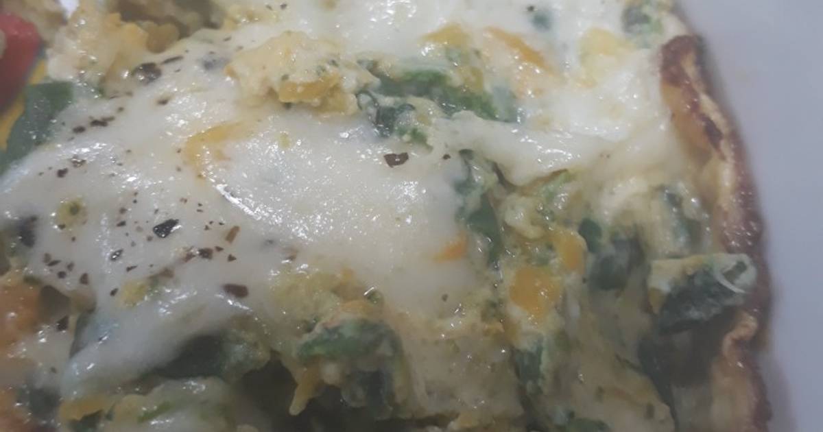Tortilla de acelga, brócoli, zapallo y muzzarella para bebes! Receta de  Angeles Rohr- Cookpad